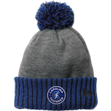 Carolina Thunder New Era Colorblock Cuffed Beanie
