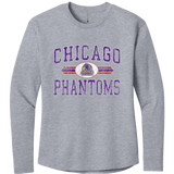 Chicago Phantoms Women's Cotton Relaxed Long Sleeve Tee